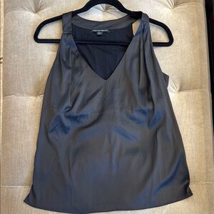 Sleek Black V-Neck Top by Boston Proper